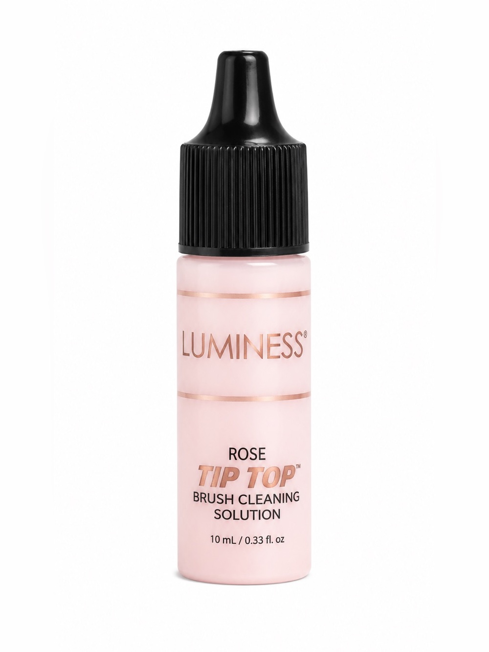 Luminess Rose Tip Top Brush Cleaning Solution New